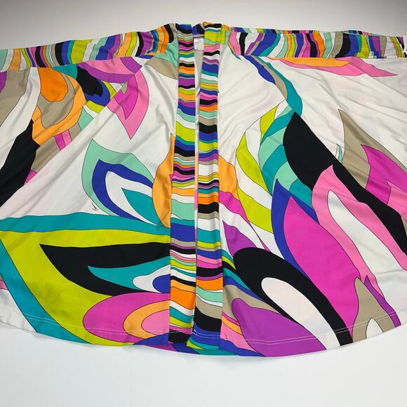 Trina Turk St. Tropez Bright Colorful Batwing Kimono Swim Coverup NEW Size M - Picture 6 of 13